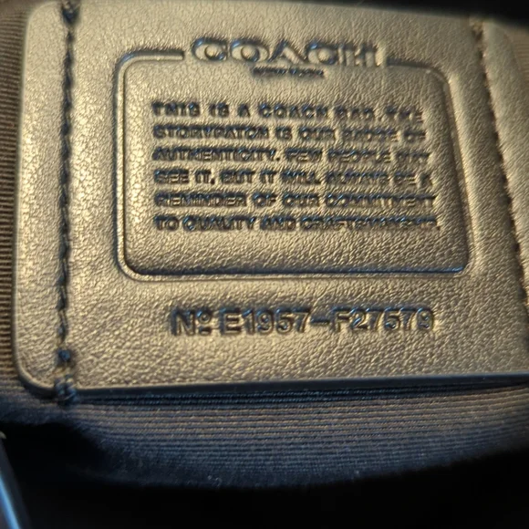 Coach Bag C Logo Black & Gray - Picture 4 of 5